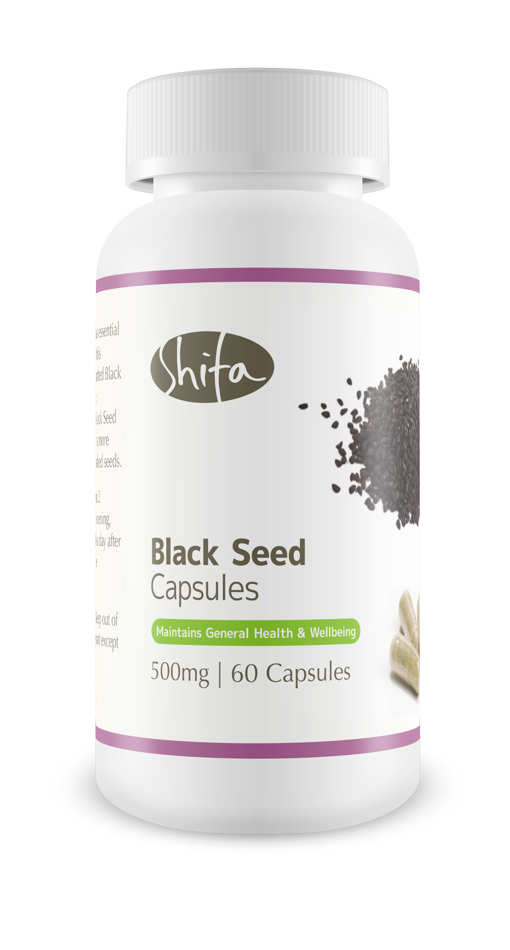 Black Seed Powder Capsules (500mg | 60 Caps)