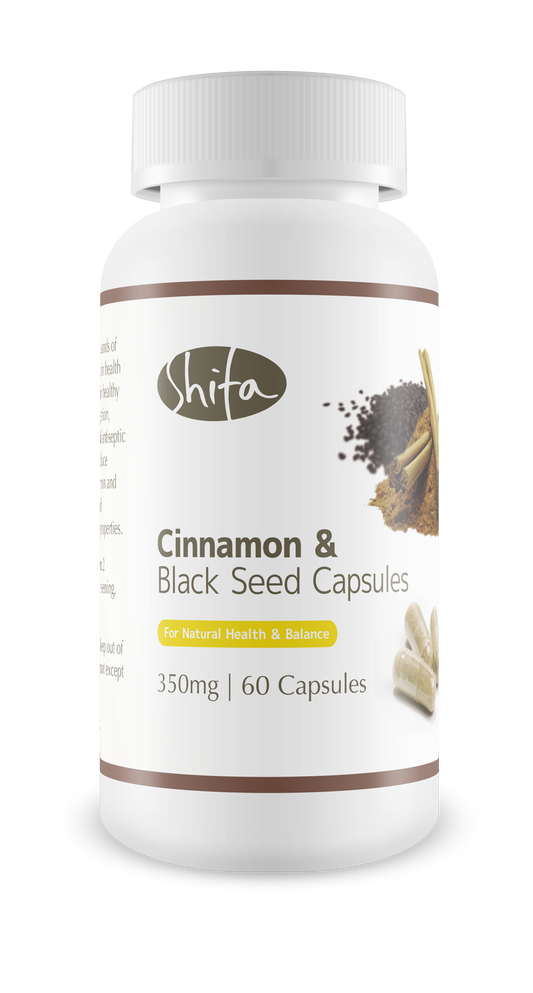 Cinnamon & Black Seed Capsules (350mg | 60 Caps)