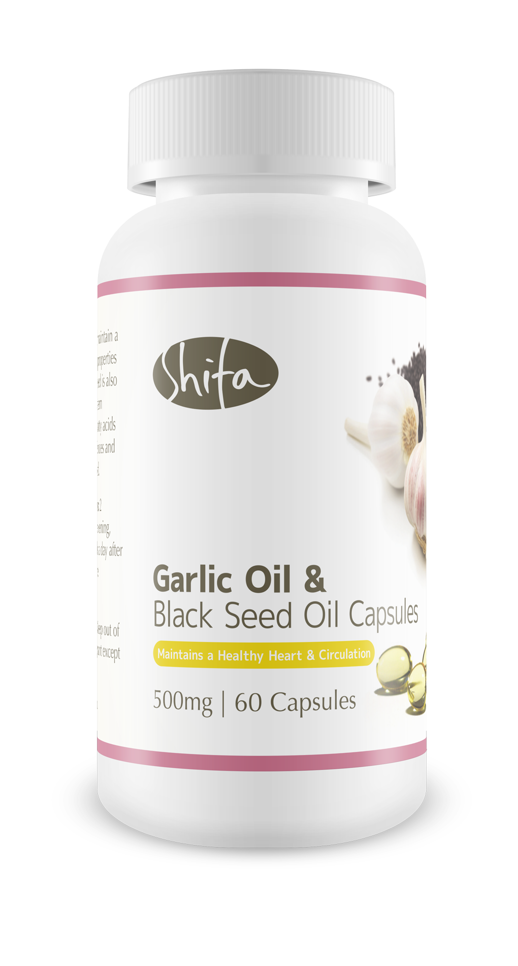 Garlic & Black Seed Oil Capsules (500mg | 60 Caps)