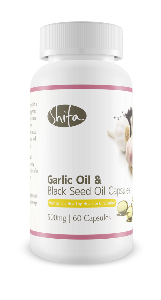 Garlic & Black Seed Oil Capsules (500mg | 60 Caps)
