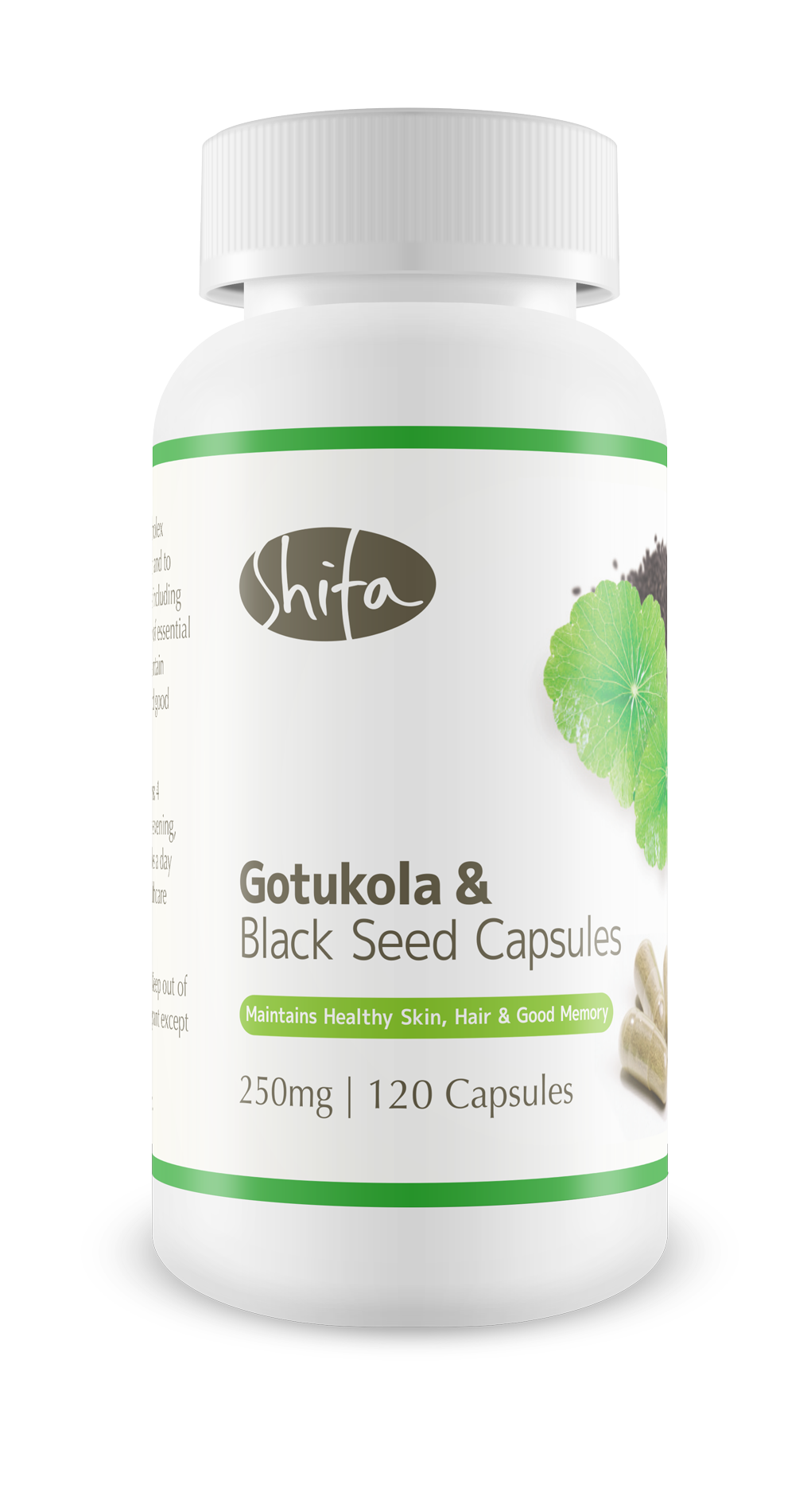 Gotukola & Black Seed Capsules (250mg | 120 Caps)