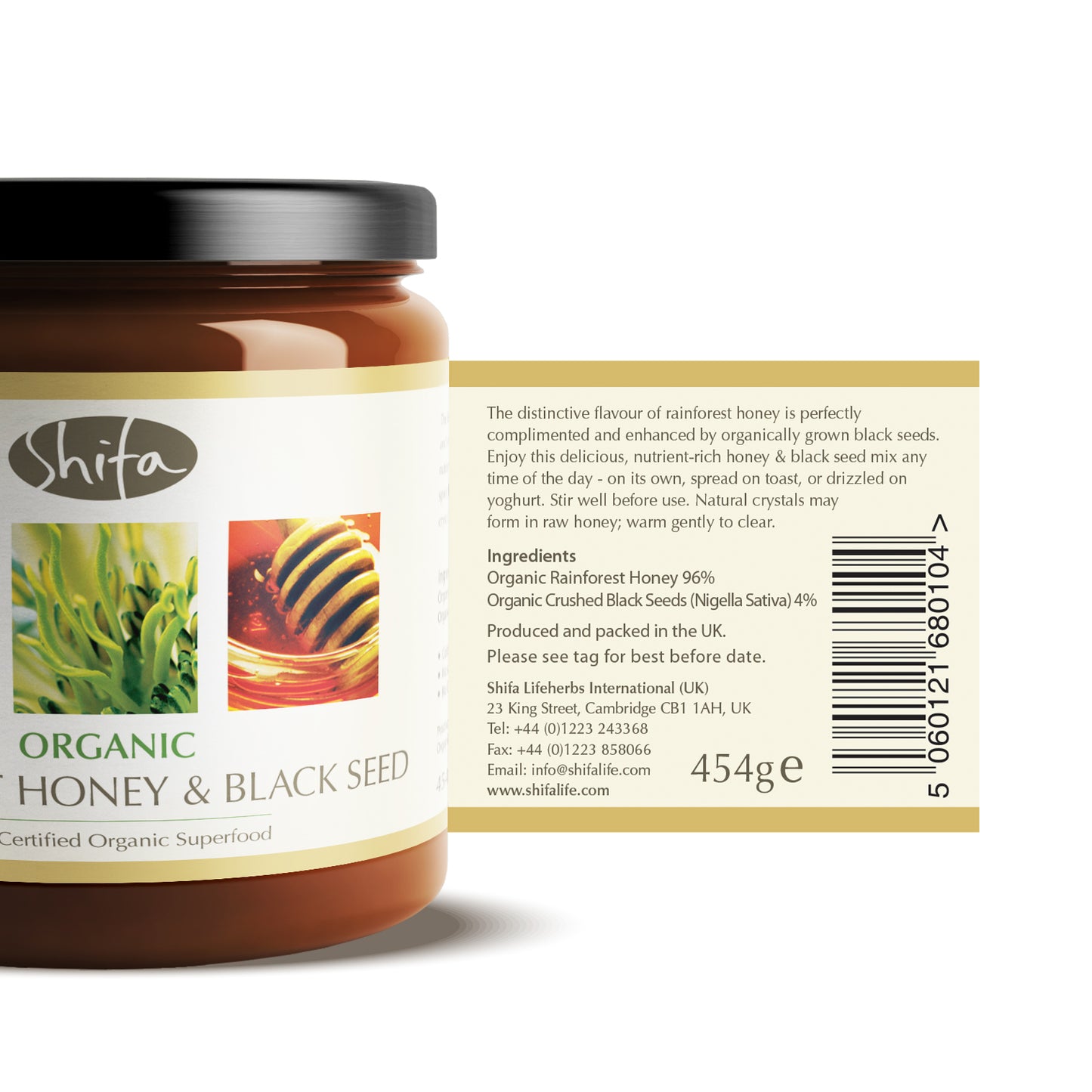 Organic Rainforest Honey with Black Seed