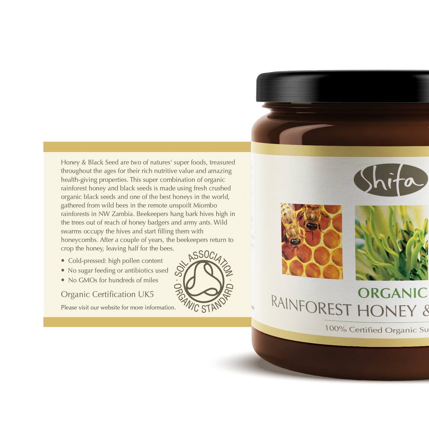 Organic Rainforest Honey with Black Seed