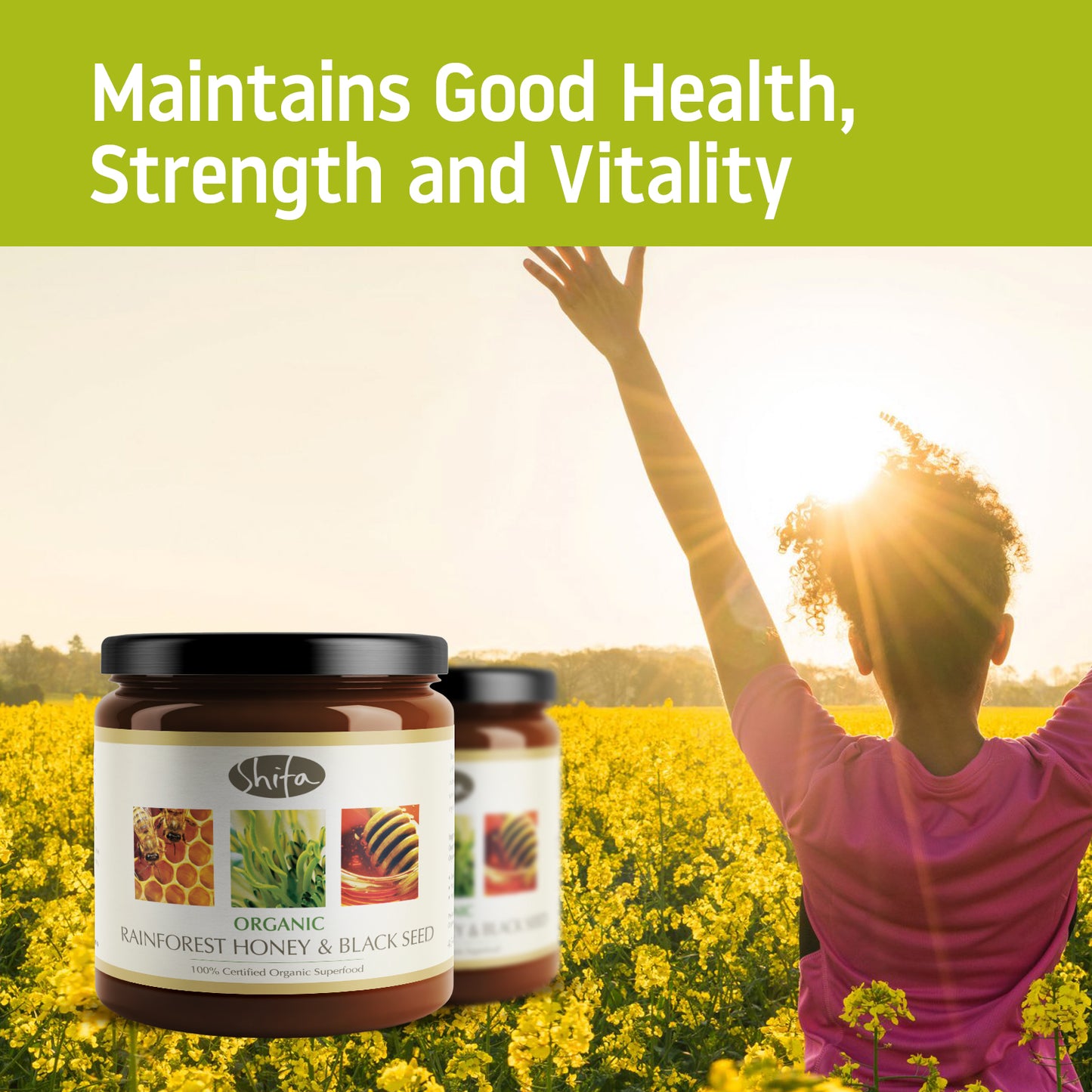 Organic Rainforest Honey with Black Seed