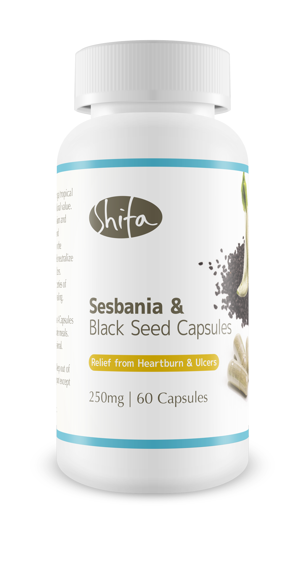 Sesbania & Black Seed Capsules (250mg | 60 Caps)