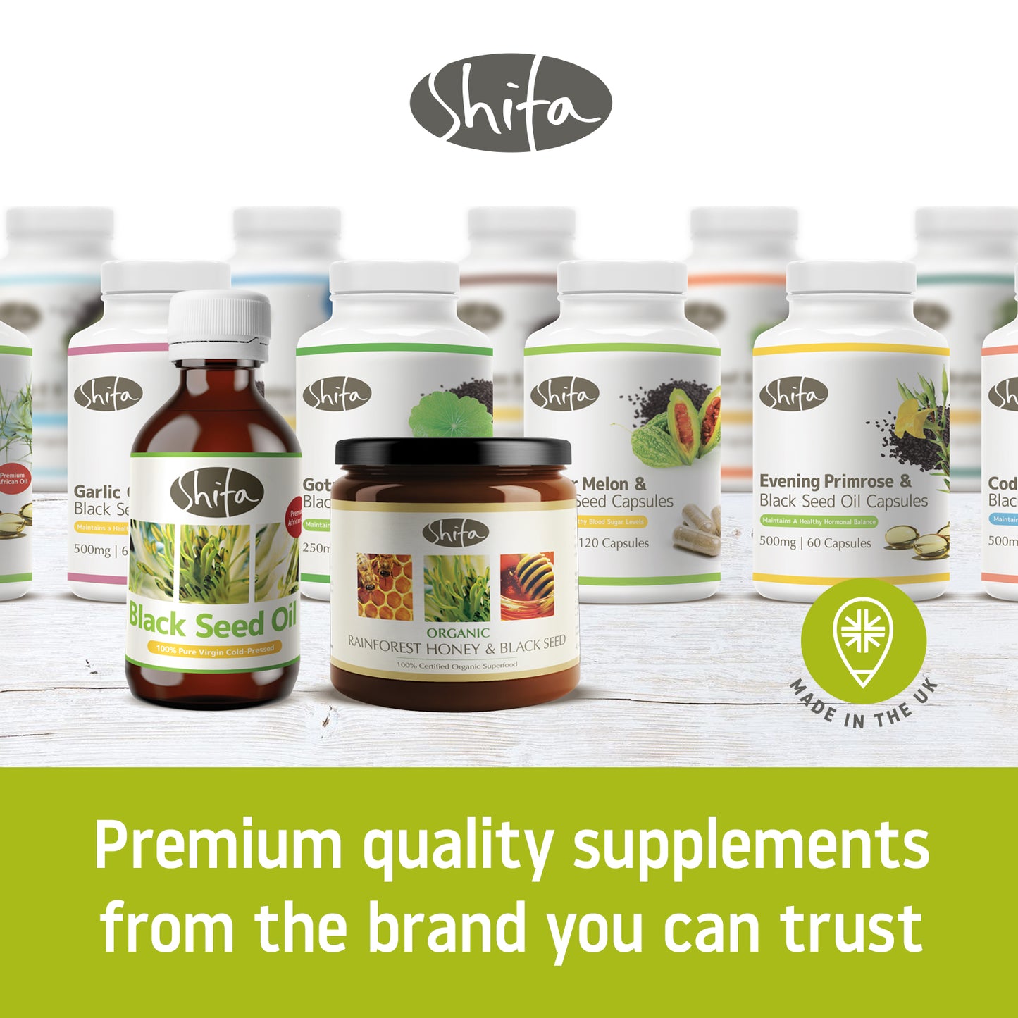 Vitamin E & Black Seed Oil Capsules (500mg | 60 Caps)