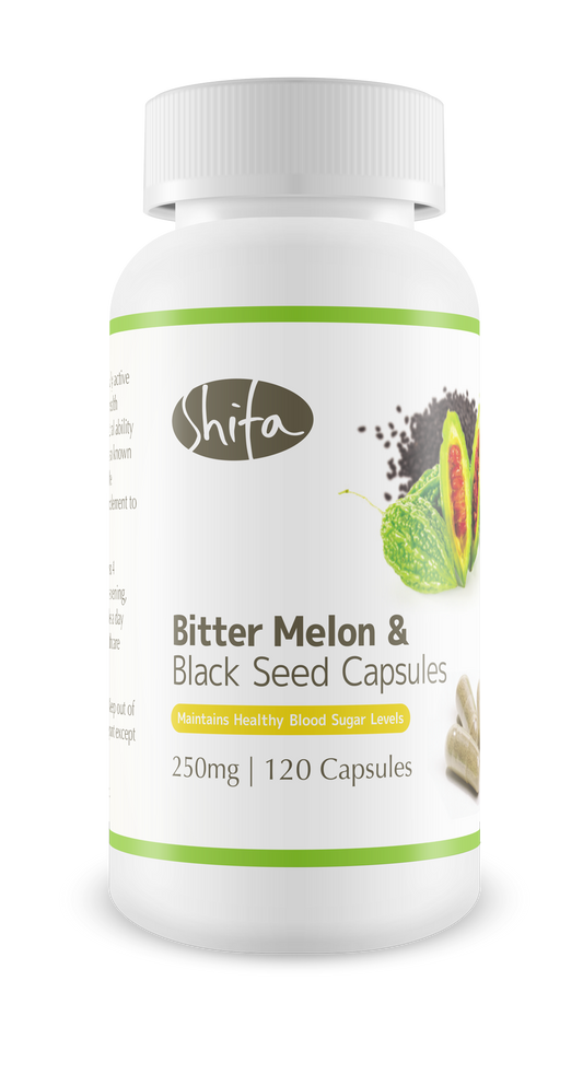 Bitter Melon and Black Seed Capsules (250mg | 120 Caps)
