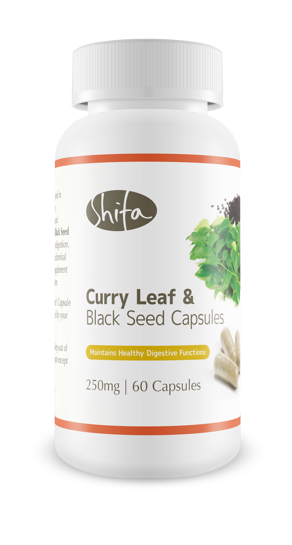 Curry Leaf & Black Seed Capsules (250mg | 60 Caps)