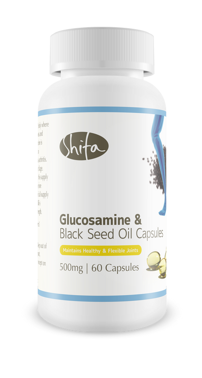 Glucosamine & Black Seed Oil Capsules (500mg | 60 Caps)