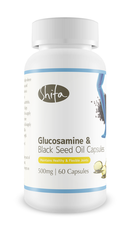Glucosamine & Black Seed Oil Capsules (500mg | 60 Caps)