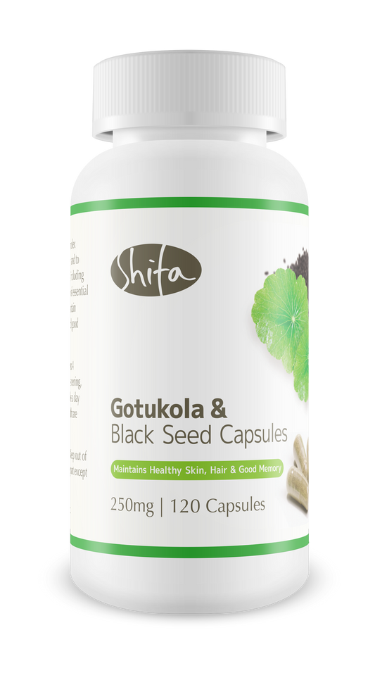 Gotukola & Black Seed Capsules (250mg | 120 Caps)